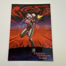 NM/M Upper Deck Transformers The Movie Special Edition Red Arcee /1986 picture