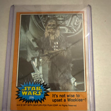 Topps 1977 Star Wars Series 5 Orange #276 Chewbacca 
