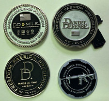 Daniel Defense Challenge Coin Lot of 4 DD MilE/WILE 20 Years 2001-2021 USA picture