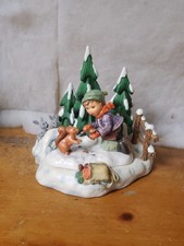 Goebel The Hummelscapes Collection Autumn Frolic Both Pieces  picture