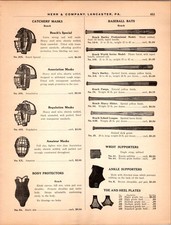 1910s Herr & Company Lancaster PA Sports Equipment Baseball Tennis  Ad picture