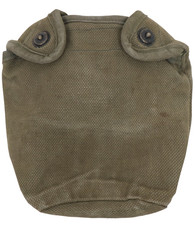 Authentic Danish M45 OD Green Canvas Canteen Pouch Cover British Army P44 Style picture