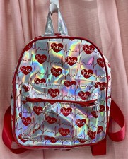 Krewe Of Iris 2026 Iridescent Hearts Mini Backpack, New Orleans Mardi Gras RARE picture