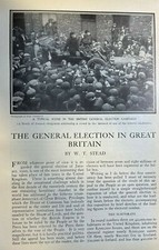 1910 General Election in Great Britain Winston Churchill David Lloyd-George picture