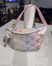 2026 Disney Stoney Clover Lane Pastel Mickey Mouse Icon Hip Fanny Pack Jumbo NWT picture