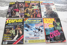 Vintage 1979-83 Lot 6 STAR WARS + Starlog Magazines + receipt Nice Condition picture