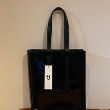 UNIQLO +J Jil Sander Cowhide Patent Leather Tote Bag Black picture