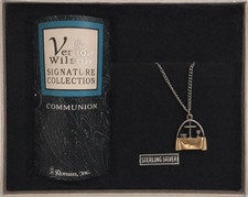 Vernon Wilson Communion Sterling Silver Necklace Roman Inc 1994 Vintage B picture