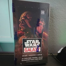 2025 TOPPS STAR WARS CHROME GALAXY HOBBY BOX NEW FACTORY SEALED picture