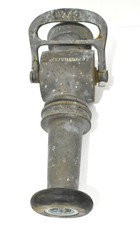 Vtg Brass Powhatan Fire Hose Nozzle W/Functioning Valve B & I Works Ranson W. VA picture