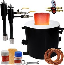 20KG Propane Melting Furnace Kit Gold Copper Silver Aluminum Brass Bronze picture
