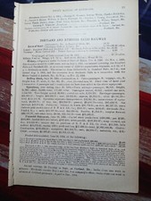 ☆1895 train report PORTLAND & RUMFORD FALLS RAILROAD Auburn Gilbertville Maine picture