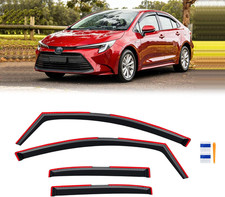 In-Channel Rain Guards for 2020-2026 Toyota Corolla Sedan, Window Visor Shields picture