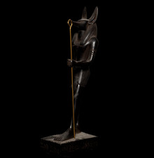 Egyptian Artifacts Unique Egyptian Pharaonic Statue Of Egyptian God Anubis BC picture
