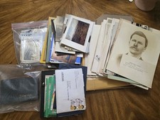 Large Vintage PHOTO ALBUM Lot FOUND Hundreds military family school 10 Lbs picture