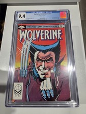 Wolverine Limited Series 1 CGC 9.4 White (Marvel, 1982) 1st solo Wolverine comic picture