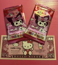 2packs Hello Kitty &Friends Trading Cards+novelty bill picture