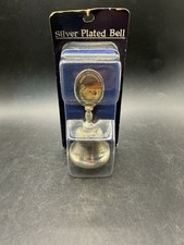 Vintage Silver Plated Bell US Collectible Mount Rushmore South Dakota 3.25” picture