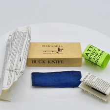 RARE Vintage Pre-1979 Buck 306 Lady Buck Knife Box Papers Blue Sleeve Only picture