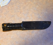 Camillus Vietnam Era US Militaria Fixed Blade Fighting Knife w/ Sheath Original picture
