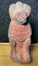 Vintage Mesoamerican Pre-Columbian Style Terracotta Monkey Idol Figurine picture