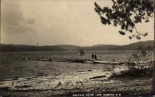 Antique 1907 WH Manahan RPPC Lake Sunapee New Hampshire NH Hastings Shore picture