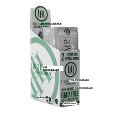 ORIGINAL Authentic High Quality 50 Organic Wrap Rolling Paper Vegan 25 Pouch Box picture