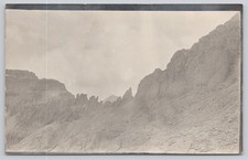 RPPC unidentified Mountain Range Terrain Unposted Real Photo Postcard picture