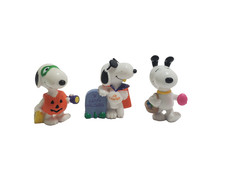 Vintage Peanuts Snoopy PVC Figure Lot Halloween Pumpkin Joe Vampire Easter picture