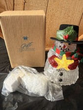 Vintage Avon Chilly Sam Light Up Snowman Color Changing Complete W/Box New picture