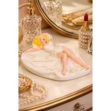 VTG 1958 B.B.B. Bombshell Pin Up Pottery Dish Marilyn Style Glam picture
