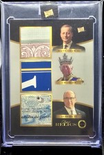 2025 Pieces Of The Past King Charles,Albert II,King Hans Adam II Triple Relics picture