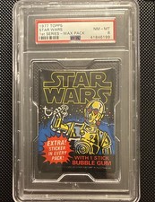 1977 TOPPS PSA 8 STAR WARS SERIES 1 WAX PACK  POSSIBLE #1 LUKE SKYWALKER RC picture