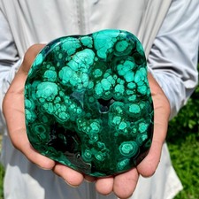 1.43LB TOP Natural Malachite crystal quartz Mineral specimen Reiki gem picture
