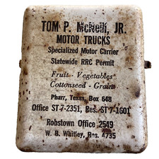 Tom P. McNeill Jr Motor Trucks Carrier Pharr Texas Paper Clip Vintage RobstownTX picture