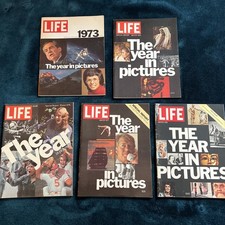 Collection Of 1970’s Life Magazines Year In Pictures 73,75,76,77 & 78 picture