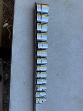 Snap-On Socket Set 3/8 Inch to 1-1/4 Inch SAE 1/2 Inch Drive picture