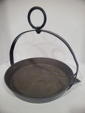 Rare Matthew Swain Bailed Hearth Single Spout #10 Cast Iron Skillet 19th Century picture