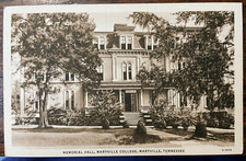 Vintage Postcard 1934 Memorial Hall, Maryville College, Maryville, Tennessee TN picture