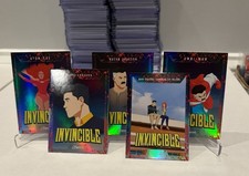 2025 Keepsake Invincible Lot of 5 Blood Splatter Exclusive Omni-Man Atom Eve SP picture