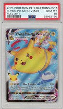 2021 Pokemon Celebrations Flying Pikachu VMAX #007 FA PSA 10.. picture