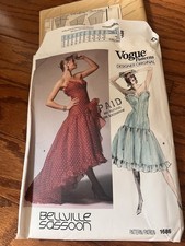 Vogue  1686 Dress Bellville Sassoon UNCUT picture