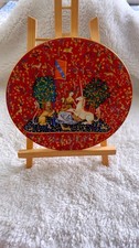 ✨1978 Robert Haviland Limoges France La Dame à la Licorne Plate No. 2 w/ Box✨ picture