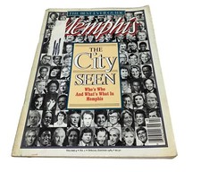 Vintage Memphis The City Seen Magazine 1984 Advertisement 80's Ephemera Beale St picture