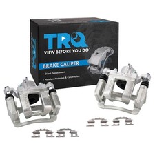 TRQ Rear Left and Right Brake Caliper Set Caliper Brackets picture