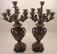 Pair Of 7 Arm Candelabras 20