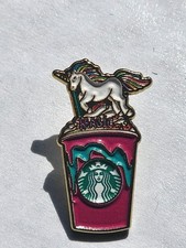 Starbucks Limited Edition Original Unicorn Frappuccino Enamel Lapel Pin picture