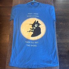 Vtg 1996 Warner Bros Studio Wizard of Oz Wicked Witch Coffee Single Stitch Shirt picture