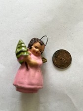 Vintage West Germany Sugar Angel Christmas Ornament  picture