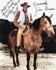 RARE COLOR STILL  JAMES ARNESS SIGNED picture